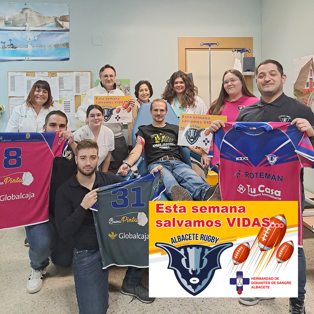 III CAMPAÑA DONACIÓN DE SANGRE CLUB DE RUGBY ALBACETE