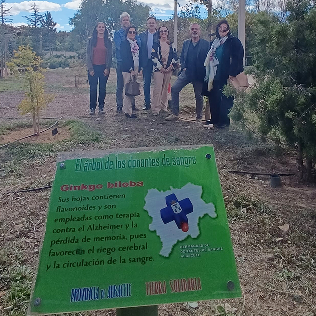 LA HERMANDAD DE DONANTES DE SANGRE DE ALBACETE CELEBRA EL X ANIVERSARIO DEL “ÁRBOL DE LOS DONANTES DE SANGRE”