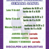 HORARIO DONACIONES EN SEMANA SANTA.