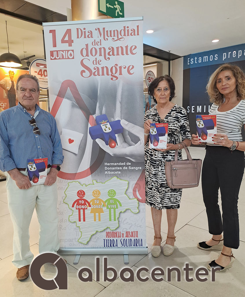 Los centros comerciales de Albacete: Albacenter, Los Llanos e Imaginalia con la donación de sangre.
